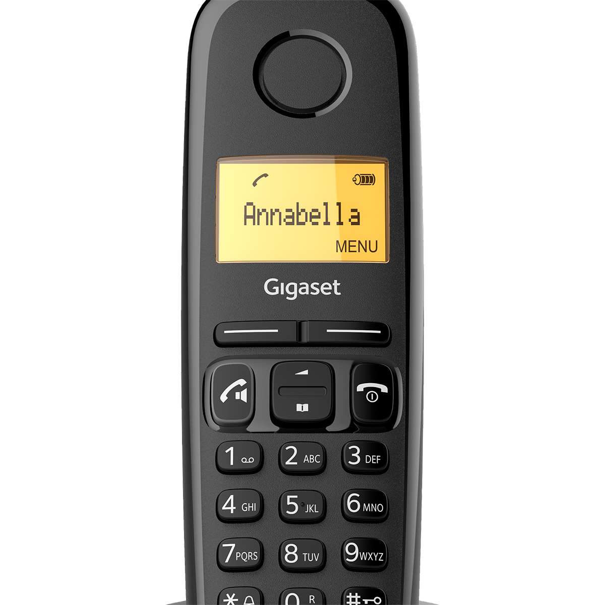 Gigaset A270 Tecla De Manos Libres Iluminada Agenda - Negro